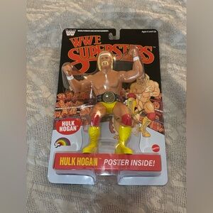Hulk Hogan WWE Superstars LJN Action Figure Black Card Chase Variant Brand New